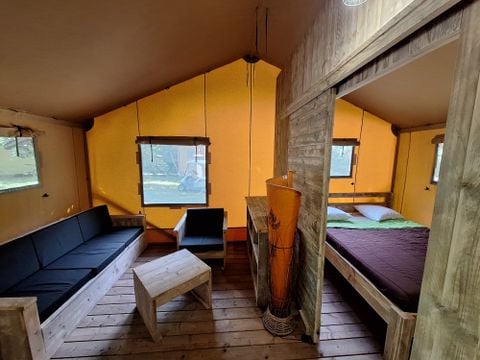 TENTE TOILE ET BOIS 6 personnes - Lodge SAFARI 6 pers