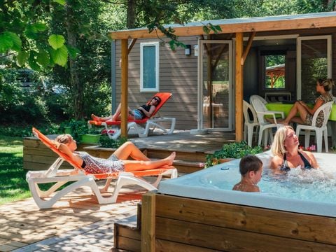 MOBILHOME 7 personnes - Mobil home Luxe 7 pers
