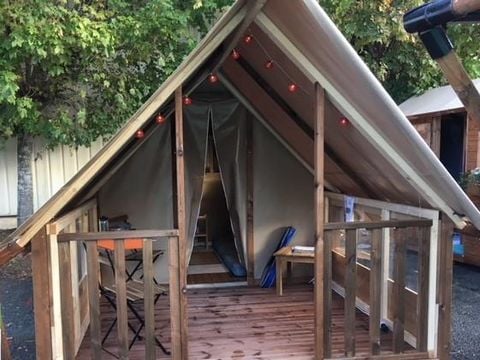 TENTE TOILE ET BOIS 1 personne - Cyclo-Tente 