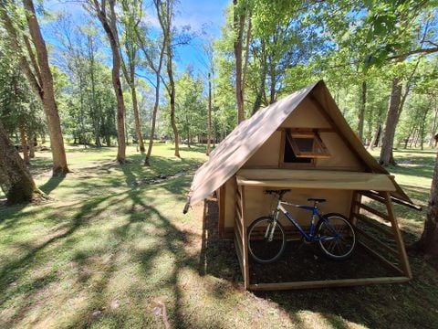 TENTE TOILE ET BOIS 1 personne - Cyclo-Tente 