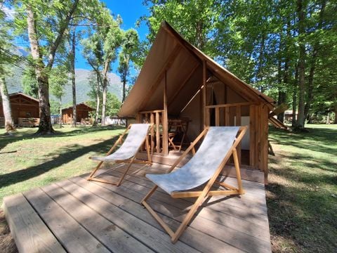 TENTE TOILE ET BOIS 1 personne - Cyclo-Tente 