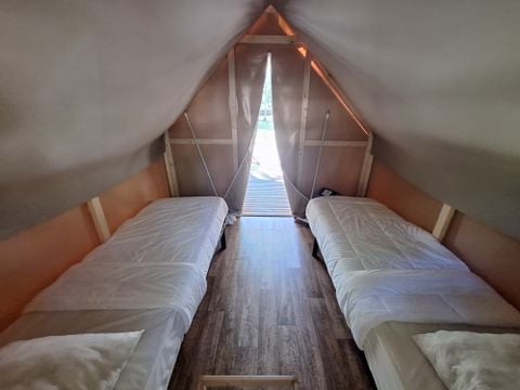 TENTE TOILE ET BOIS 1 personne - Cyclo-Tente 