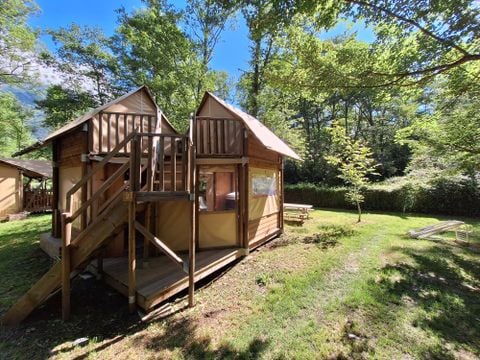 TENTE TOILE ET BOIS 6 personnes - Cabatente 4/6 pers