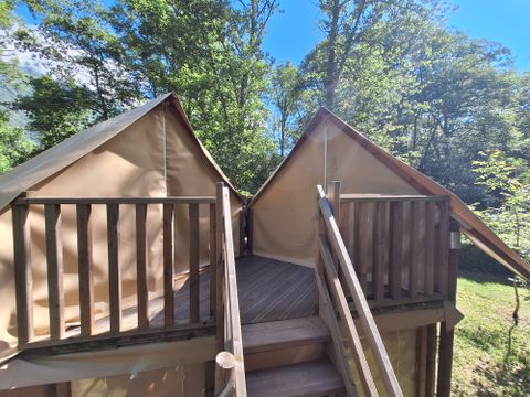 TENTE TOILE ET BOIS 4 personnes - Cabatente