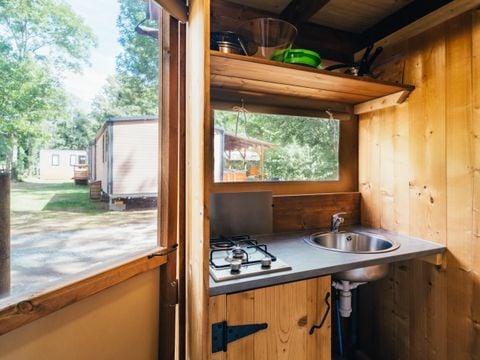 TENTE TOILE ET BOIS 6 personnes - Cabatente 4/6 pers