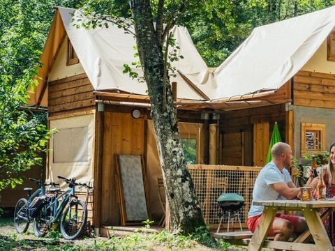 TENTE TOILE ET BOIS 6 personnes - Cabatente 4/6 pers