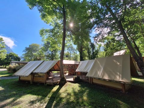TENTE TOILE ET BOIS 4 personnes - Poly'tente 4 pers