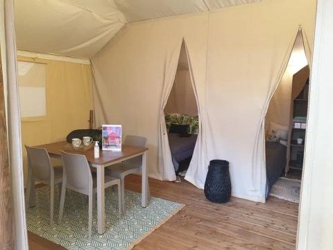Tente 4 personnes - Tente JUNGLE Standard 20m² (2ch 4 pers) sans sanitaires 2/4 pers