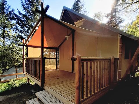 Tente 4 personnes - Tente JUNGLE Standard 20m² (2ch 4 pers) sans sanitaires 2/4 pers