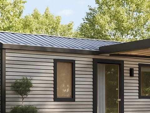 MOBILHOME 8 personnes - Mobil-Home BREZONS Premium  41m2 (4ch 8 pers) et 2 SDB Vue Lac