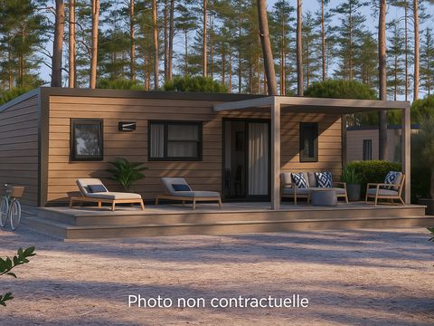 MOBILHOME 6 personnes - Mobil Home SERAC Premium  36m2 (3ch 6 pers) Vue Lac