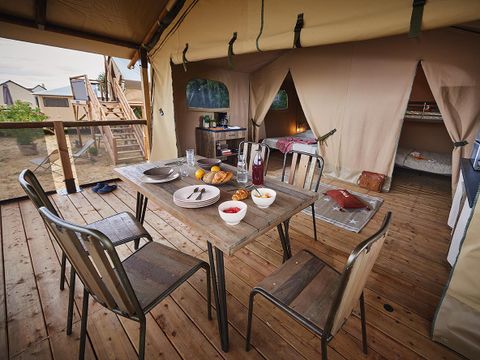 TENTE 5 personnes - Tente KENYA Confort 34m² (2ch 5 pers.)  sans sanitaires