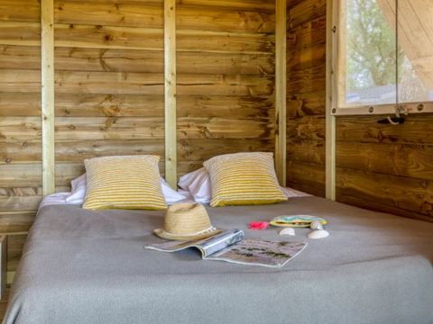TENTE TOILE ET BOIS 4 personnes - Lodge Confort 2 chambres