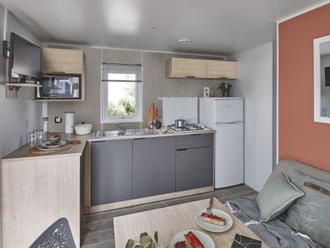 MOBILHOME 4 personnes - LODGE, 2 CH, TV, LAVE-VAISSELLE (NOUVEAUTE 2024)