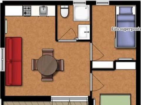 CHALET 4 personnes - CHALET TV 4/6 PERS GL + SUP