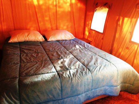 TENTE TOILE ET BOIS 4 personnes - Tente Safari 35m²