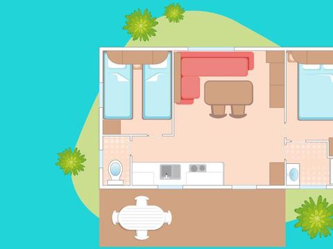 MOBILHOME 6 personnes - Mobile home Super Mercure