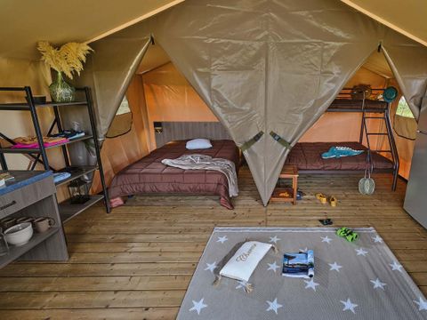 LODGE 5 personnes - Lodge toilé BALI – 32 m² –  sans sanitaires