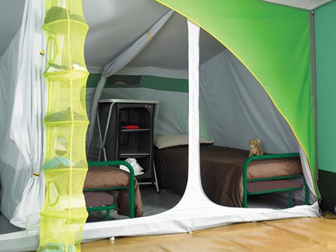 BUNGALOW TOILÉ 6 personnes - Tente bungalow, sans sanitaires