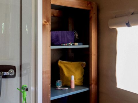 Tente en toile et en bois 4 personnes - Lodge 2ch