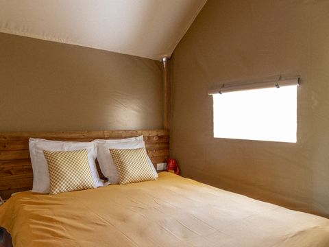 Tente en toile et en bois 4 personnes - Lodge 2ch