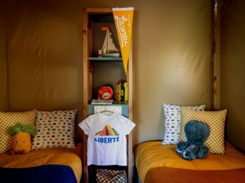 Tente en toile et en bois 4 personnes - Lodge 2ch
