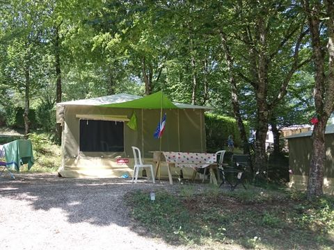 Tente en toile et en bois 4 personnes - Tente Lodge Caraïbes 4
