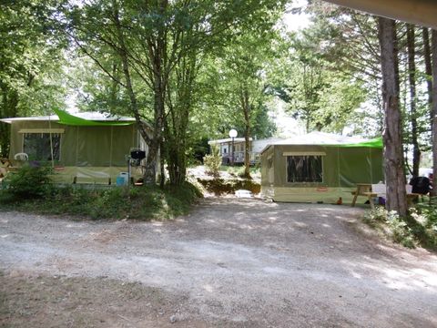 Tente en toile et en bois 4 personnes - Tente Lodge Caraïbes 4