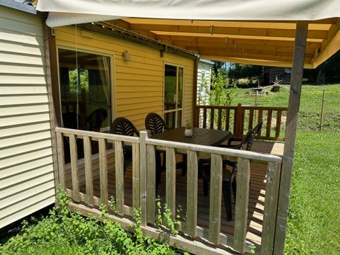 MOBILHOME 4 personnes - Mobil-Home SUNROLLER : 2 Chambres - Terrasse Couverte - 4 pers