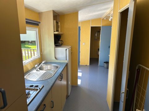 MOBILHOME 5 personnes - Mobil-Home BLUE-BIRD : 2 Chambres - 2 ads + 3 enfts - Grand Réfrigérateur - Terrasse 2/5 pers