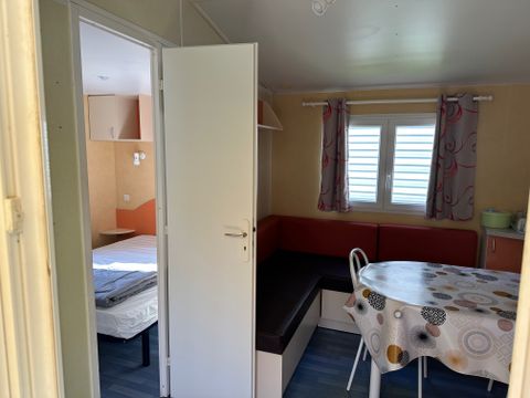 MOBILHOME 5 personnes - Mobil-Home LOUISIANE : 2 Chambres - Terrasse Couverte - 4 ads + 1enft - Grand réfrigérateur 4/5 pers