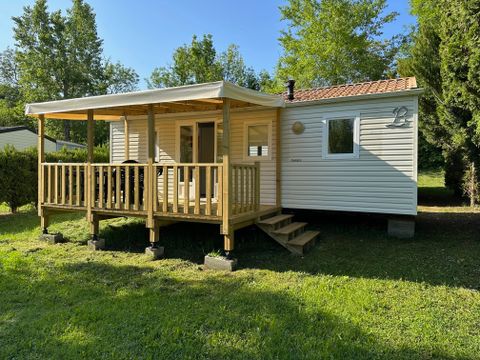 MOBILHOME 5 personnes - Mobil-Home LOUISIANE : 2 Chambres - Terrasse Couverte - 4 ads + 1enft - Grand réfrigérateur 4/5 pers