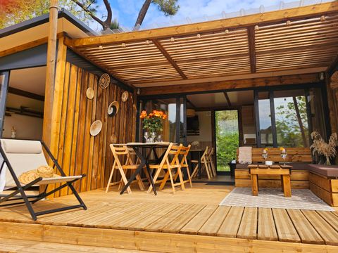 CHALET 4 personnes - Chalet premium 2 chambres 2 salles de bains face a l'etang 1/4 pers