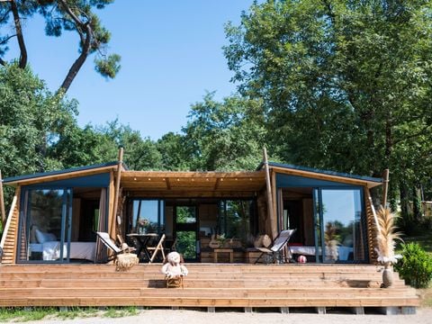 CHALET 4 personnes - Chalet premium 2 chambres 2 salles de bains face a l'etang 1/4 pers