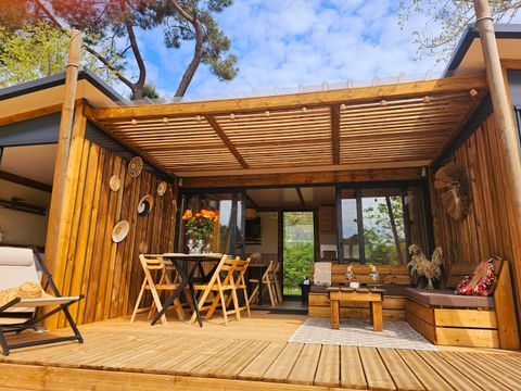 CHALET 4 personnes - Chalet premium 2 chambres 2 salles de bains face a l'etang 1/4 pers