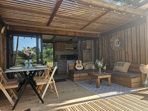 CHALET 4 personnes - Chalet premium 2 chambres 2 salles de bains face a l'etang 1/4 pers