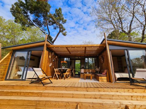 CHALET 4 personnes - Chalet premium 2 chambres 2 salles de bains face a l'etang 1/4 pers