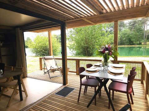 CHALET 5 personnes - Chalet Premium double exposition face à l'étang 1/5 pers