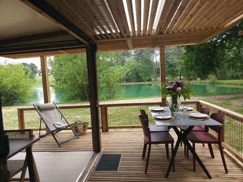 CHALET 5 personnes - Chalet Premium double exposition face à l'étang 1/5 pers