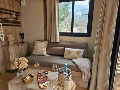 CHALET 2 personnes - Chalet premium Duo surplombant l'étang 1/2 pers