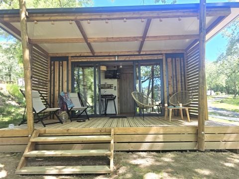 CHALET 2 personnes - Chalet premium Duo surplombant l'étang 1/2 pers