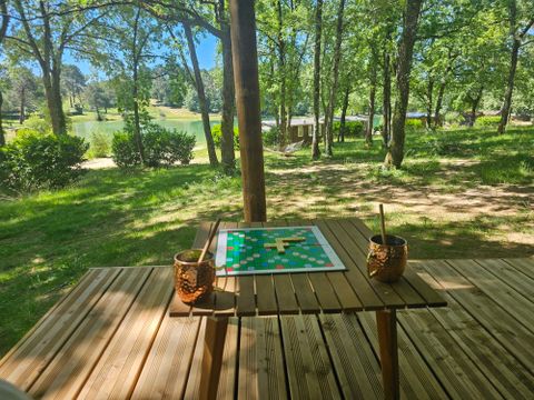 CHALET 2 personnes - Chalet premium Duo surplombant l'étang 1/2 pers