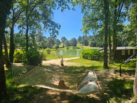 CHALET 2 personnes - Chalet premium Duo surplombant l'étang 1/2 pers