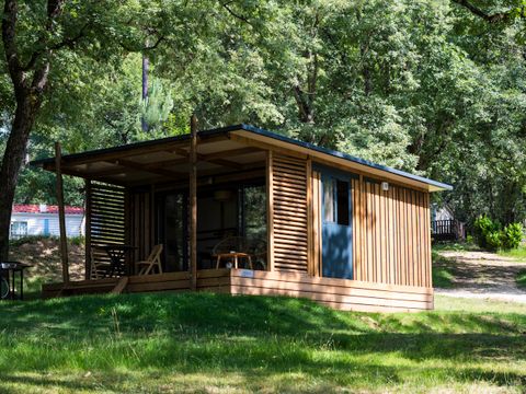 CHALET 2 personnes - Chalet premium Duo surplombant l'étang 1/2 pers