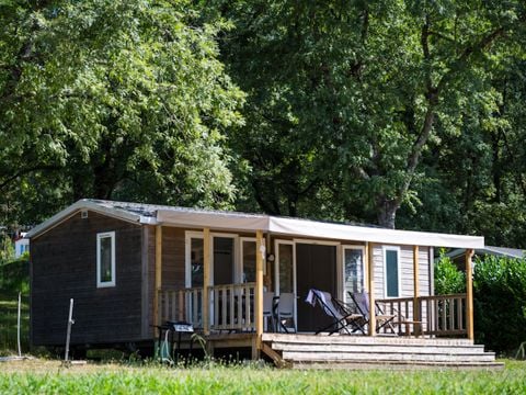 MOBILHOME 4 personnes - Mobil home Premium face à l' étang 1/4 pers