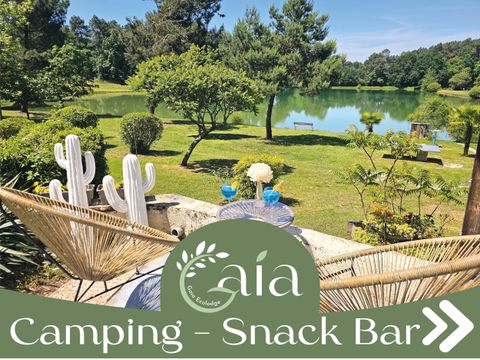 MOBILHOME 4 personnes - Mobil home Premium face à l' étang 1/4 pers