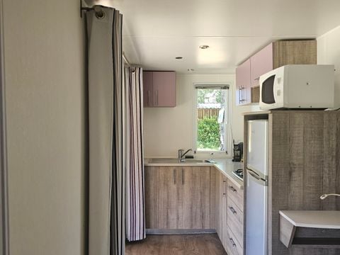 MOBILHOME 4 personnes - Mobil home Premium face à l' étang 1/4 pers