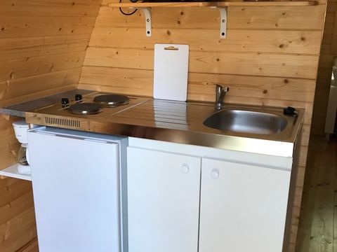 Tente en toile et en bois 3 personnes - Cabane en bois MégaPod