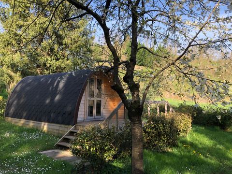Tente en toile et en bois 3 personnes - Cabane en bois MégaPod