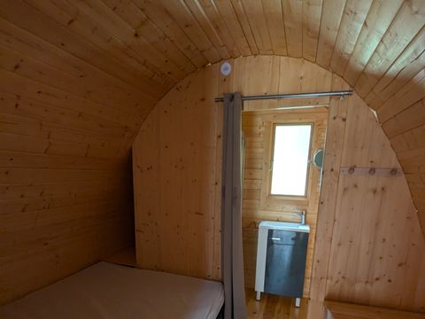 Tente en toile et en bois 3 personnes - Cabane en bois MégaPod